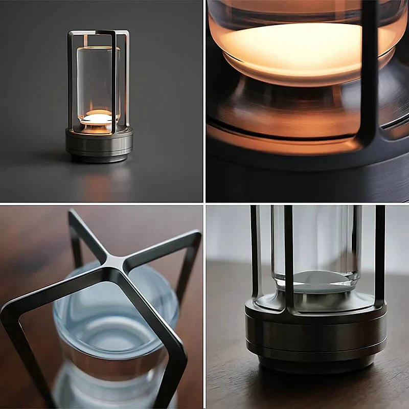 LumiGlow I Dimbare Tafellamp met Handgepolijst Kristalglas-Anouks-corner
