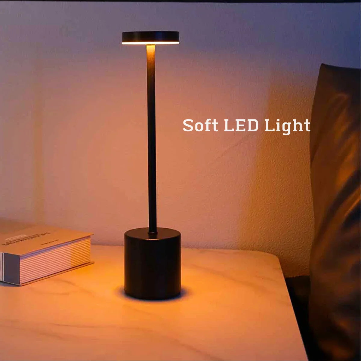 LED Oplaadbare Touch Metalen Tafellamp-Anouks-corner