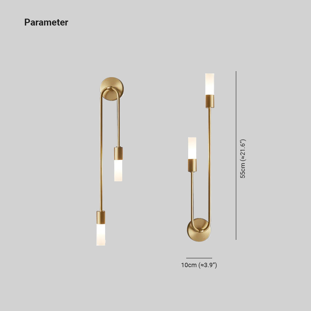 Aurelio | Moderne LED Wandlamp | Goud-Anouks-corner