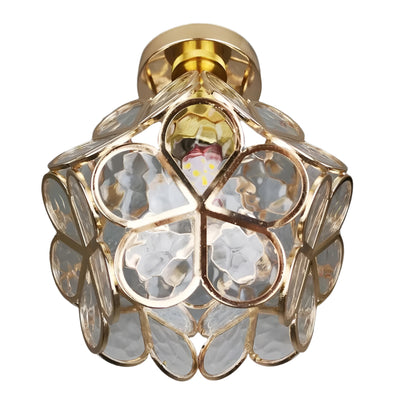 Design Bloemen Stijl Glazen Hal Plafondlamp-Anouks-corner